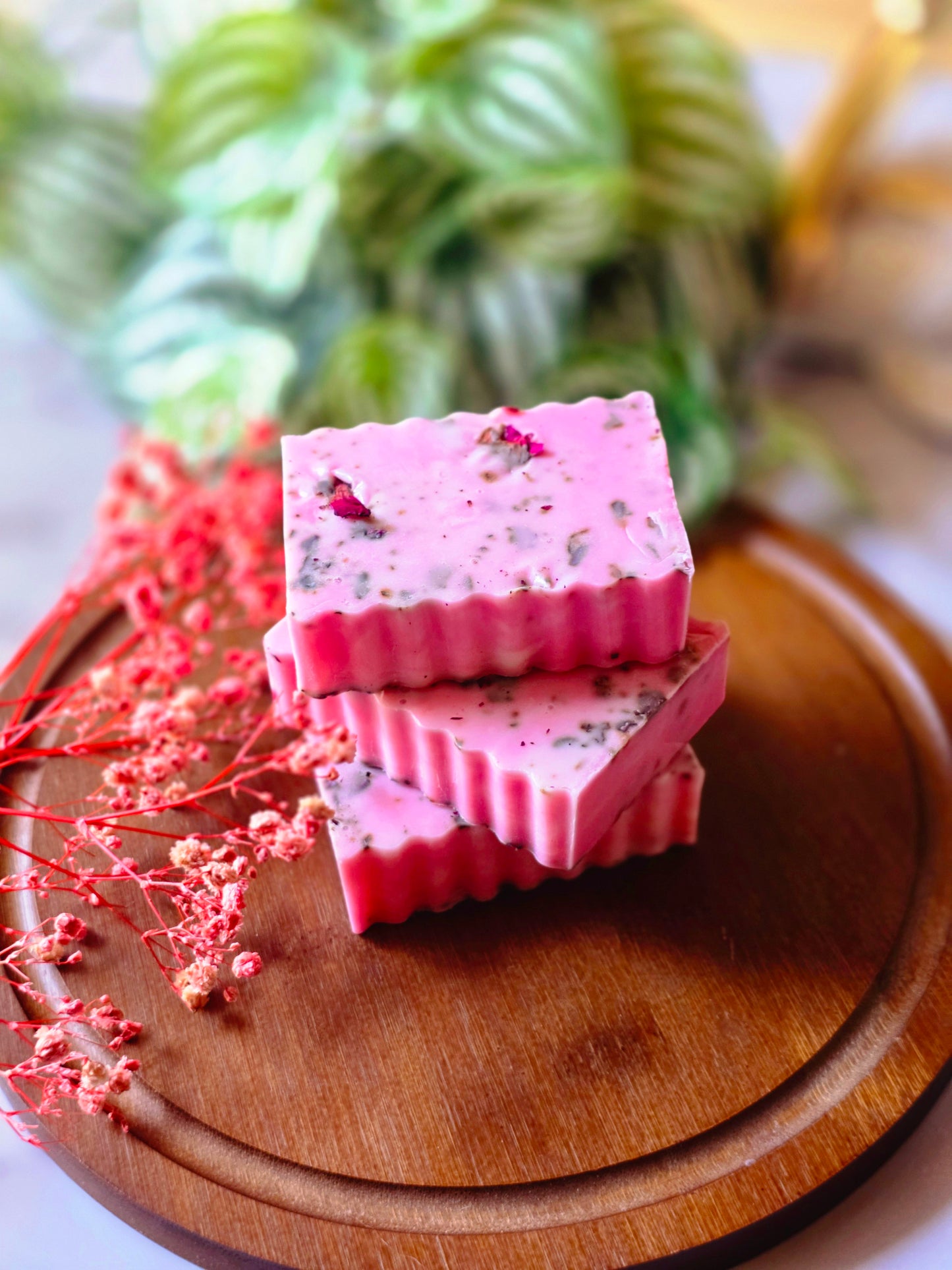 Handmade Natural Soap Bar - Enchanting Rose